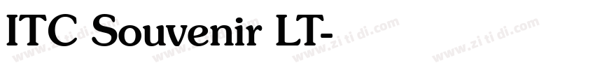 ITC Souvenir LT字体转换